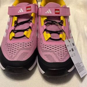 New Adidas X LEGO Pink Sneaker Kid Sz 3